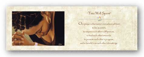 Time Well Spent: Statement by Henry Lee Battle - 12 x 36 inches - Fine Art Print / Poster