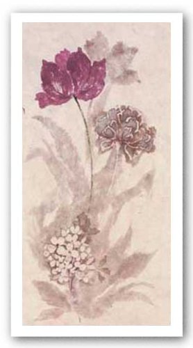 Magenta Blossom II by Rue de la Paix 12"x24" Art Print Poster