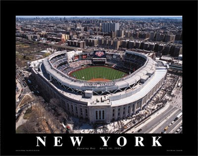 New Yankee Stadium: Opening Day, 2009 Bronx, New York Print Mike Smith (14 x 11)