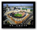 artworkforless.com St. Louis, Missouri - New Busch Stadium by Mike Smith - 22 x 28 inches - Fine Art Print/Poster