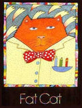 Fat Cat by Nancy Carlson - 24 x 18 inches - Fine Art Print / Poster