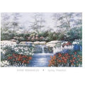 Spring Waterfall by Diane Romanello 36.00X27.00. Art Poster Print