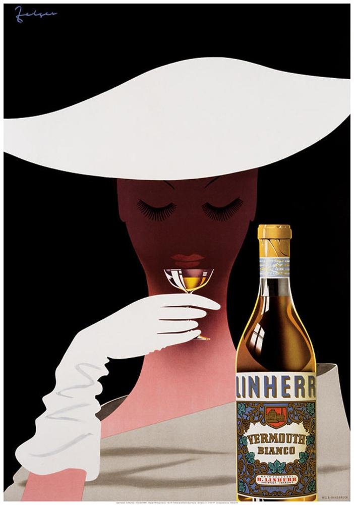 Linherr Vermouth Art Print Art Poster Print by Arthur Zelger, 24x35