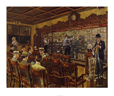 Stocks, 1910 - Poster by Lee Dubin (34 x 28 1/2)