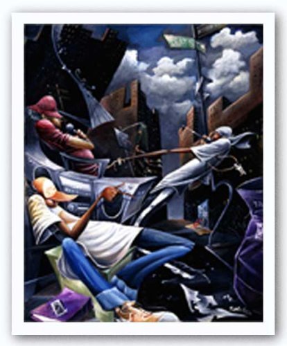Frank Morrison Beat Street Art Print Poster by Bruce Teleky