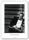 Louis Armstrong by Bob Willoughby 20.75"x14.75" Art Print Poster