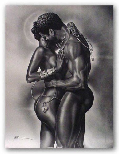Lock and Key X-Change by Kevin Williams (WAK) 24"x32" Art Print Poster African-American