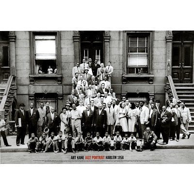 artworkforless.com Art Kane A Great Day in Harlem Jazz Portrait 1958 Photo Poster Print