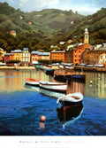 Harbor at Last Light Art Print Art Poster Print by Ramon Pujol, 26x36