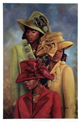 artworkforless.com Crowns of Glory, Mercy & Peace by Henry Lee Battle - 16 x 12 inches - Fine Art Print/Poster