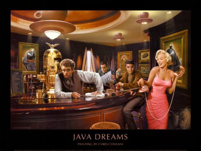 Java Dreams - Poster by Chris Consani (32 x 24)