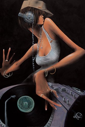 Dj Free Art Print Poster By David Garibaldi, 24 " x 36 "