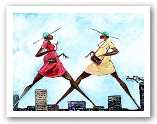 I Love Your Hat by Frank Morrison 18"x22" Art Print Poster African-American