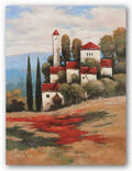 Red Roofs II by Kanayo Ede 23"x29" Art Print Poster