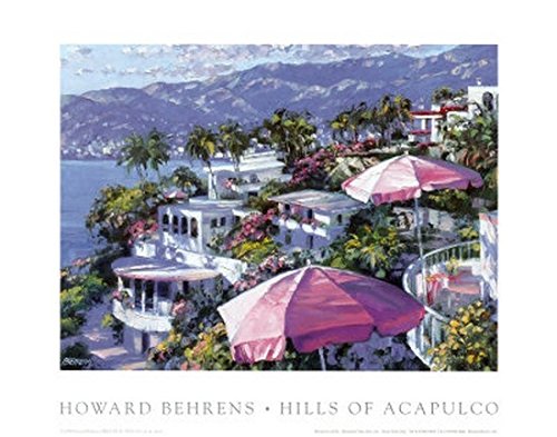 Hills of Acapulco (small) by Howard Behrens - 11 x 14 inches - Fine Art Print / Poster
