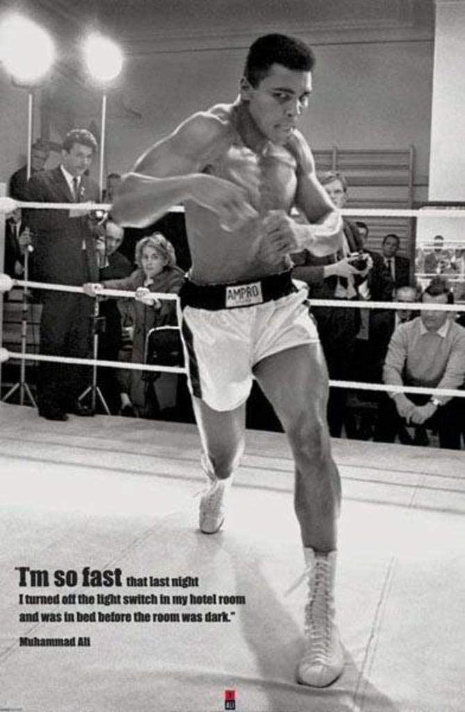 Pyramid America Muhammad Ali Fast Poster Art Print