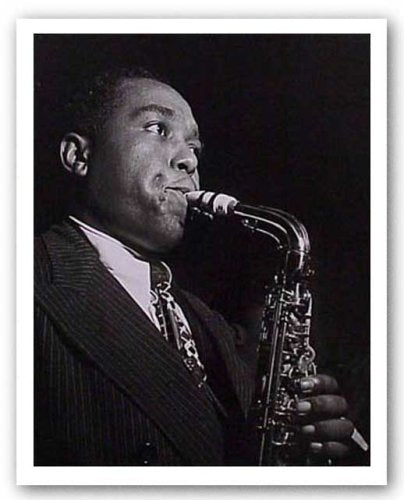 artworkforless.com Charlie Parker by William Gottlieb - 32 x 24 inches - Fine Art Print/Poster
