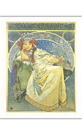 Princess Hyacinth by Alphonse Mucha - 30 x 24 inches - Fine Art Print / Poster