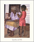 Grandma and Me Art Poster PRINT Gregory Myrick 16x20