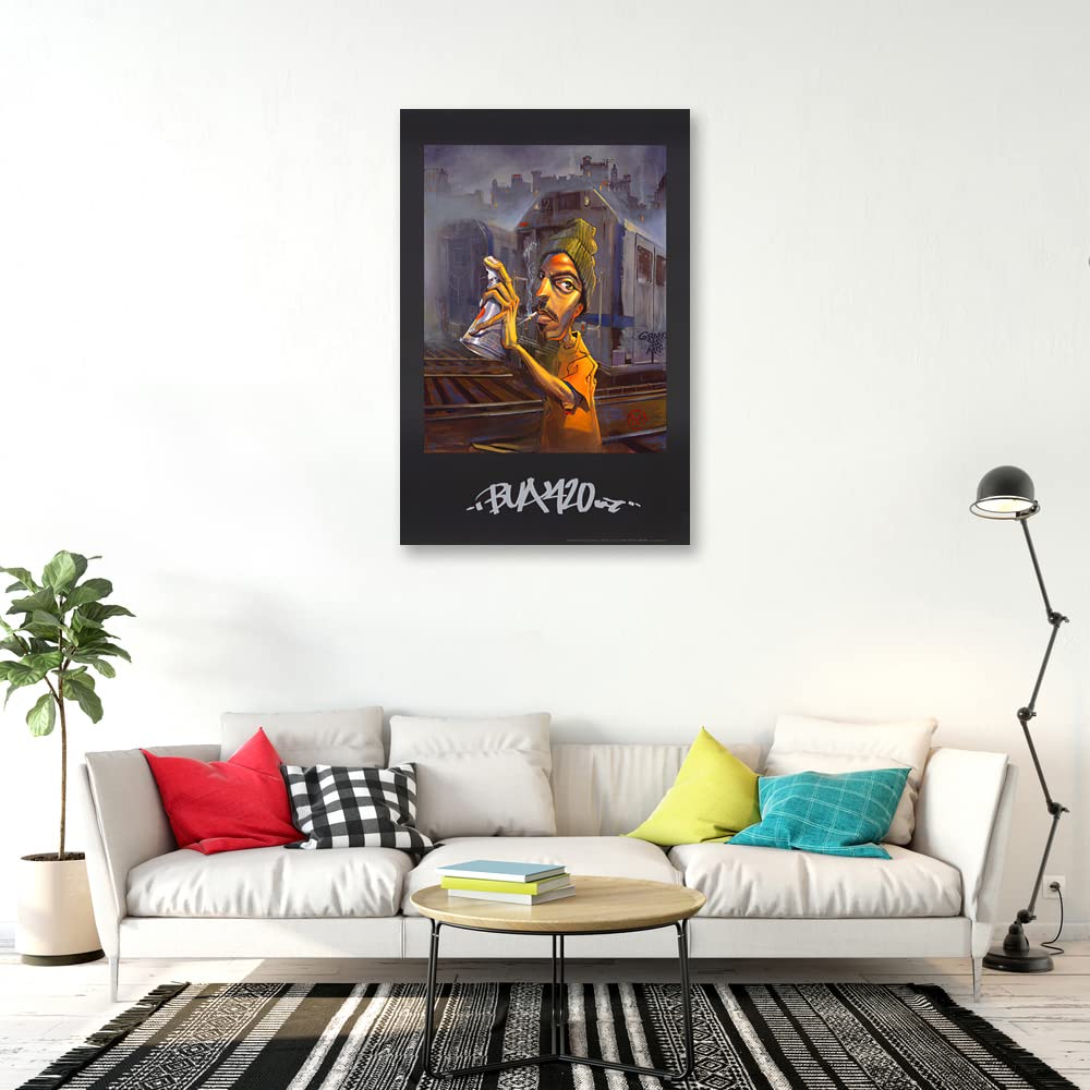 Bua 420 - Art Print (Graffiti Art By Justin Bua) (Size: 24" x 36")