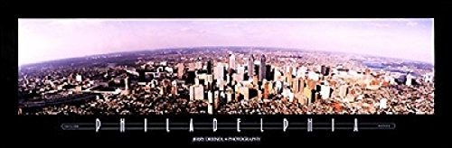 Philadelphia, Pennsylvania - Aerial View by Jerry Driendl - 12 x 36 inches - Fine Art Print / Poster