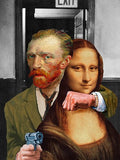 Image Conscious Art Theft (Van Gogh and Mona Lisa) by Barry Kite 24"x18" Art Print Poster