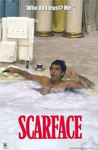 Scarface, Who Do I Trust? by Anonymous - 36 x 24 inches - Fine Art Print / Poster