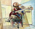 The Little Musician by Nathaniel Barnes - 27 x 31 inches - Fine Art Print / Poster