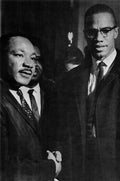 Bruce Teleky The Meeting: Washington DC, March 26, 1964 - Dr. Martin Luther King, Jr. and Malcolm