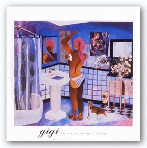 Bruce Teleky Ho's Bath by Gigi Boldon 15.5"x17.5" Art Print Poster