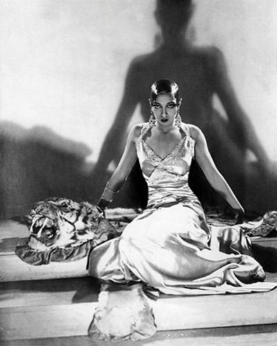 Bruce Teleky Josephine Baker on Tiger Rug, 1925 by McMahan Photo Archive 10"x8" Art Print Poster African-American