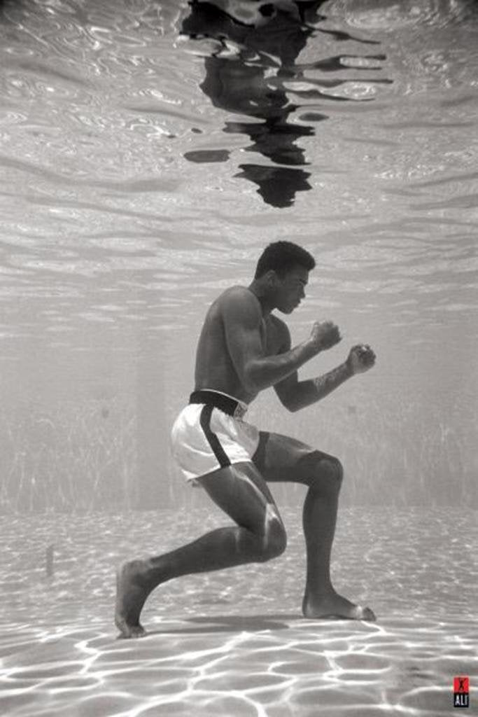 Anonymous Muhammad Ali: Underwater 24 x 36 Poster Print