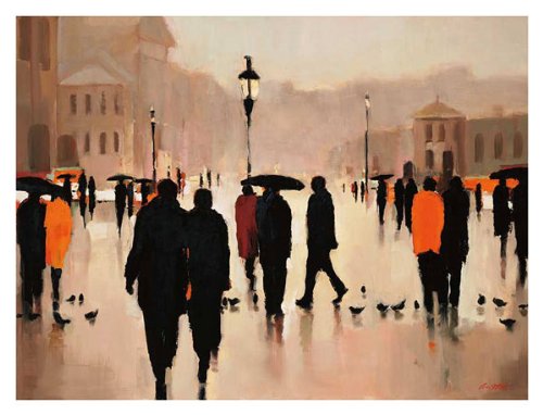 Where We Once Walked Lorraine Christie Europe Cityscape Latin Print Poster 24x32