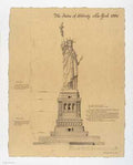 artworkforless.com Statue of Liberty, New York by Yves Poinsot - 28 x 22 inches - Fine Art Print/Poster