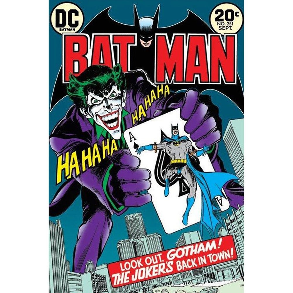 NMR 6846F Joker Cover Decorative Poster