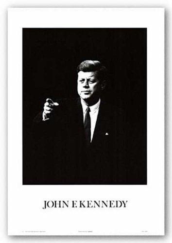 Bruce Teleky John F. Kennedy 27 1/2" x19 3/4" Art Print Poster