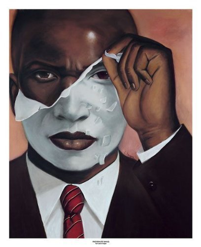 Face Reality - Male by Laurie Cooper. Size 25.00 X 20.00 Art Poster Print