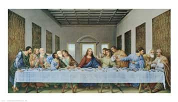 Last Supper - Poster by Leonardo Da Vinci (44 x 25.25)