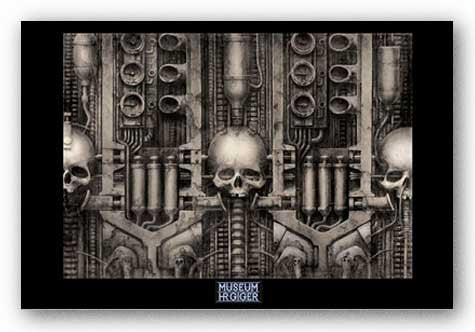 Landschaft XIX by H.R. Giger 24"x36" Art Print Poster