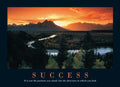 Pyramid America Success-Sunset in The Mountains-Motivational, Photography Poster Print, 24 by 36-Inch