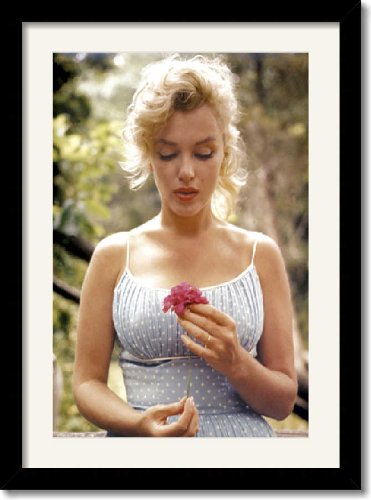Marilyn Monroe, Flower - Sam Shaw | Art Print Poster