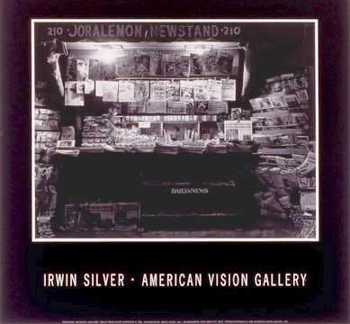artworkforless.com Brooklyn Newsstand by Irwin Silver - 23 x 24 inches - Fine Art Print/Poster