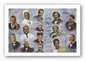 Bruce Teleky Fourteen Leaders by Hulis Mavruk 24"x36" Art Print Poster African-American