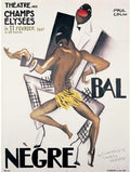 Bal Negre by Paul Colin Josephine Baker African-American Jazz Singer Vintage Advertising Art Deco Poster (27.5 x 38)