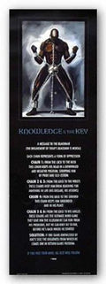 Knowledge is the Key (Statement Edition) by Kevin A. Williams (WAK) 36"x12" Art Print Poster