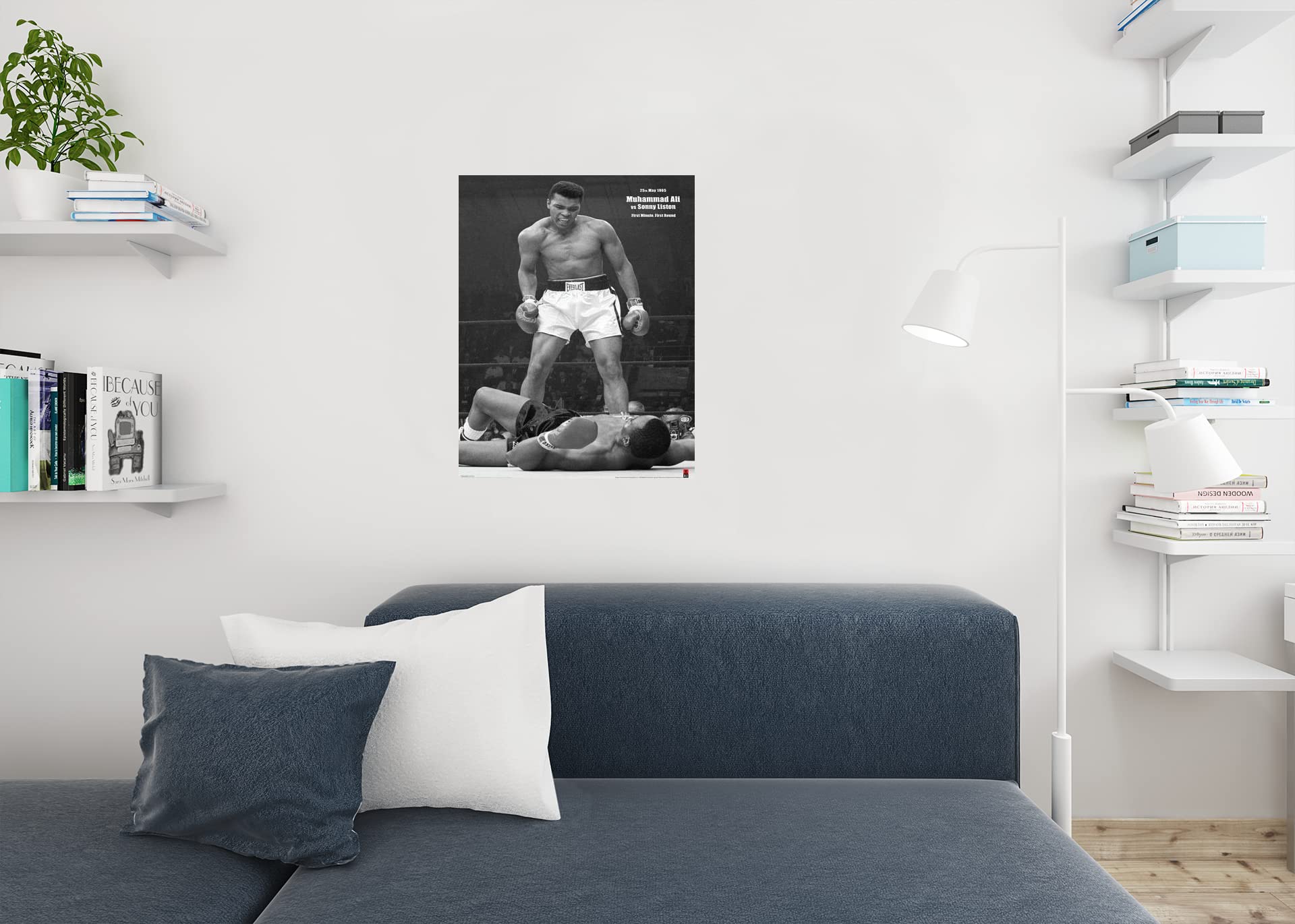 Pyramid America Muhammad Ali vs Liston First Minute First Round Knockout 1965 Famous Boxing Match Photo
