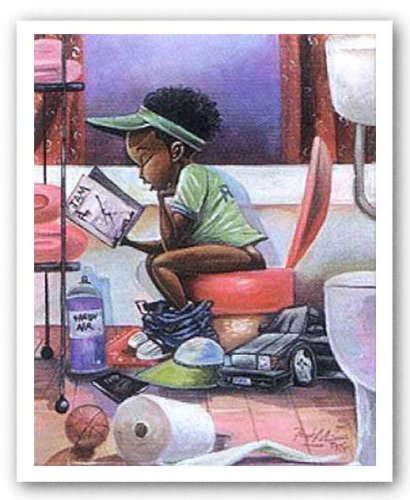 Bruce Teleky The Thinker by Frank Morrison 20"x16" Art Print Poster
