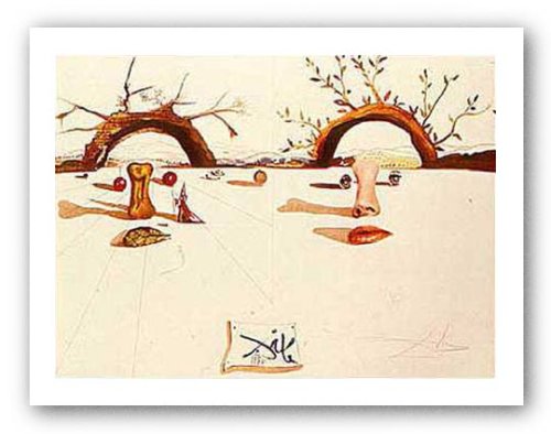 Patient Lovers, C.1970 - Poster by Salvador Dali (28 x 22)