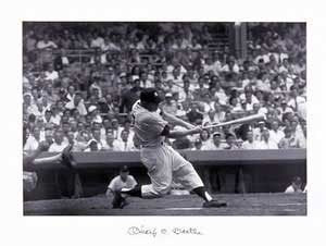 Art Poster Print - Out of the Park, 1956 (Mickey Mantle) - Artist: Bettmann Archive- Poster Size: 24 X 32