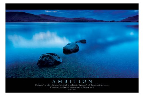 Pyramid Ambition Poster Print